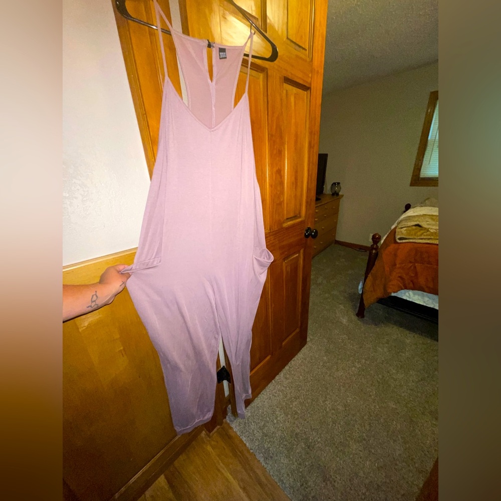 Light Pink Sleeveless Jumpsuit